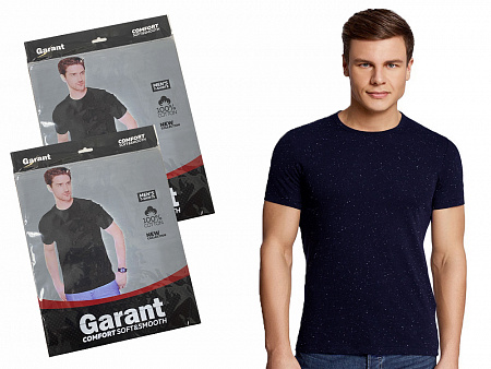 Футболка мужская синяя  GARANT